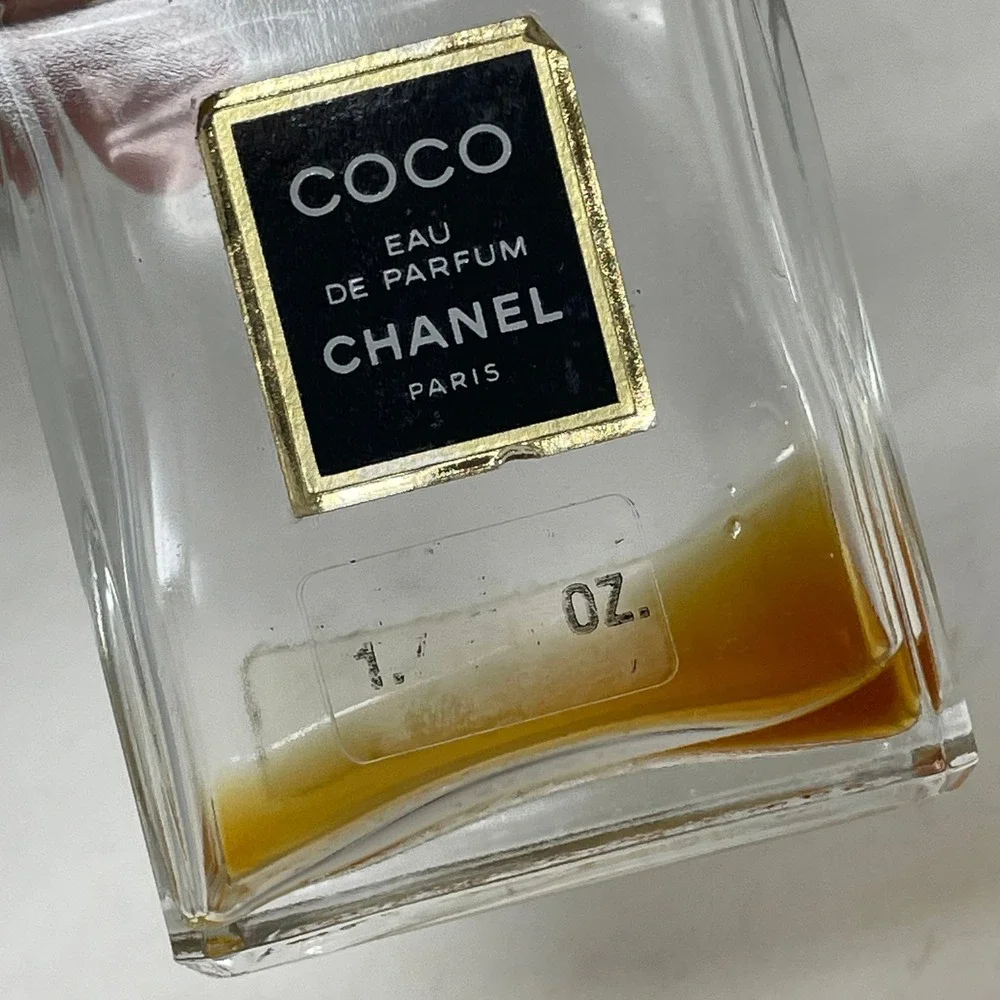 Chanel Coco Eau de Parfum 1.7 oz 50ml Vintage Fragrance Splash Bottle Emptyish